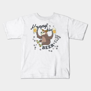 Happy new beer Kids T-Shirt